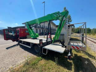LKW Bühne von hinten